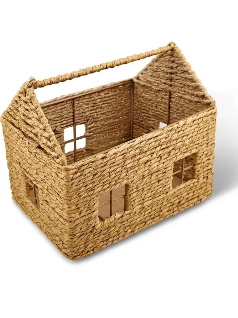 Bullseye's Playground Viral Woven Open Top House Storage Basket